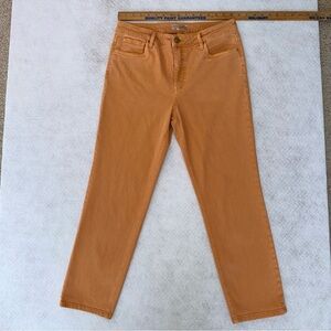 KUT from the Kloth Rachael Mom Jean High Waisted Jeans Fab Ab Mustard Denim 10